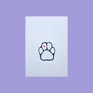 Postkarte All you need is paws