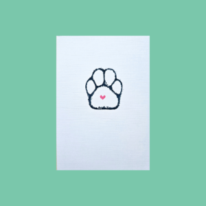 Postkarte All you need is paws